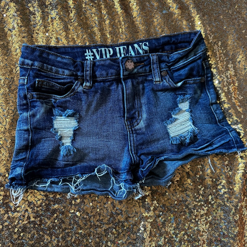 V.I.P jeans  Blue Denim shorts for Girls Size 12
